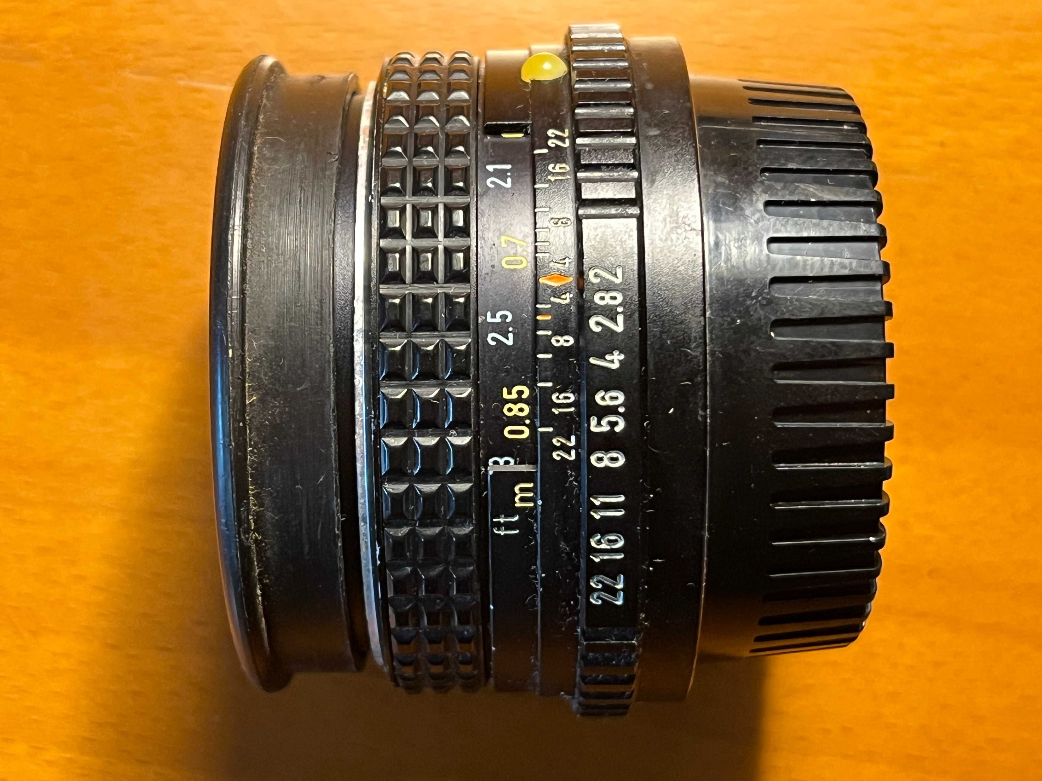 Lente SMC Pentax-M 1:2 50mm da Asahi Pentax - Made in Japan
