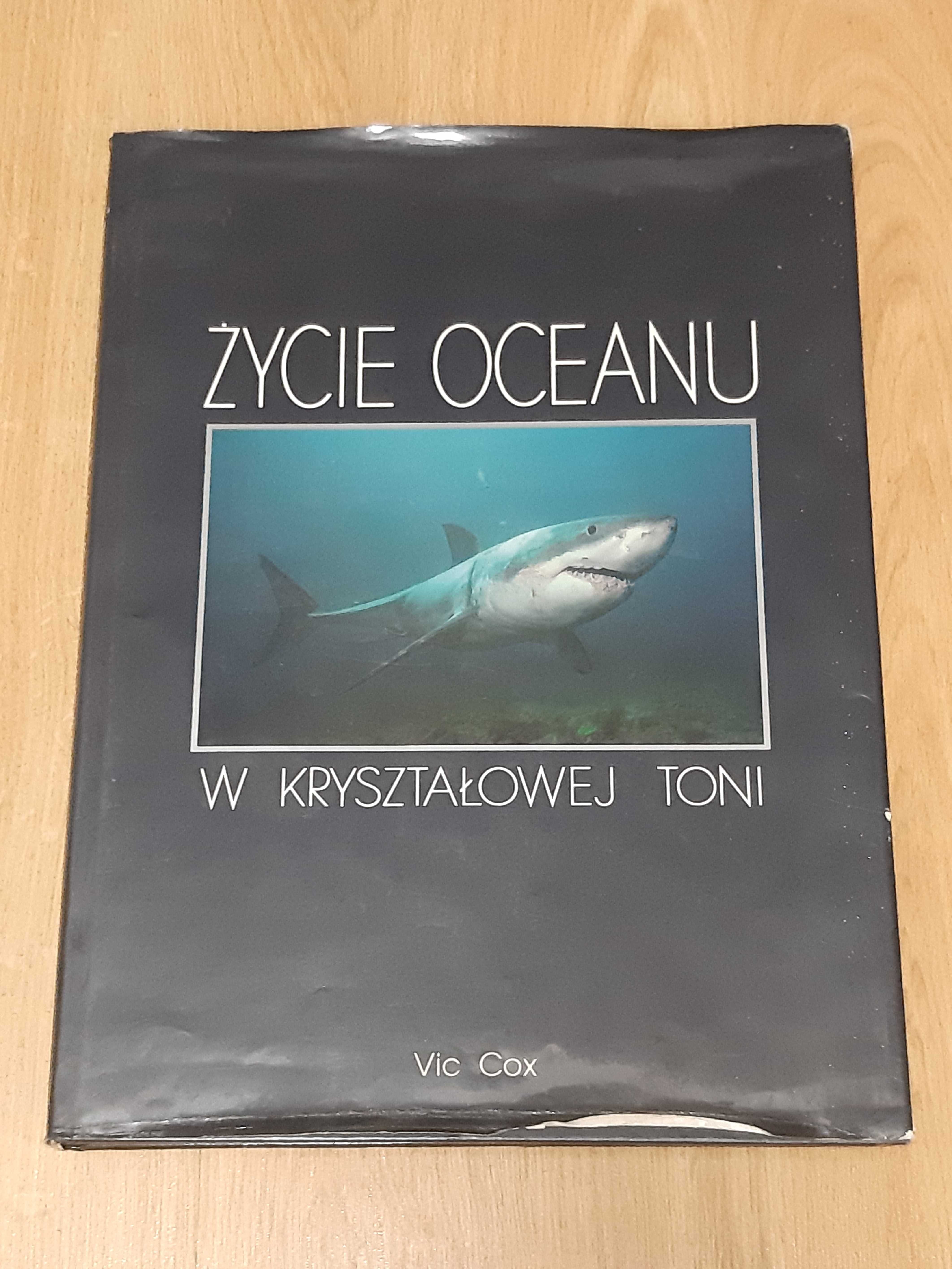 Życie oceanu W Kryształowej Toni Vic Cox album duży format