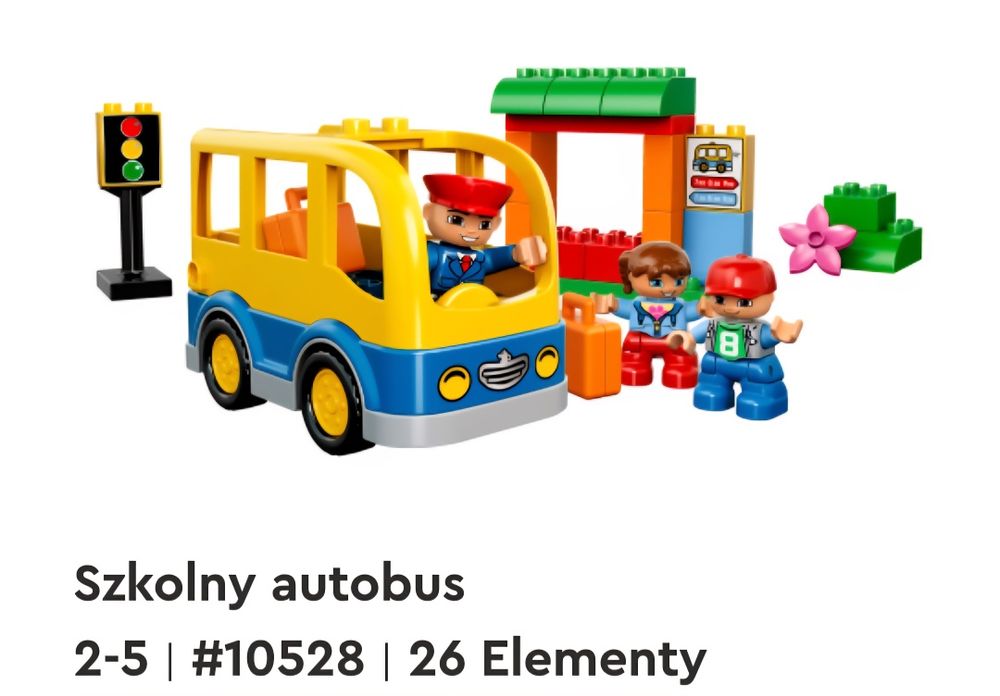 Lego duplo szkolny autobus