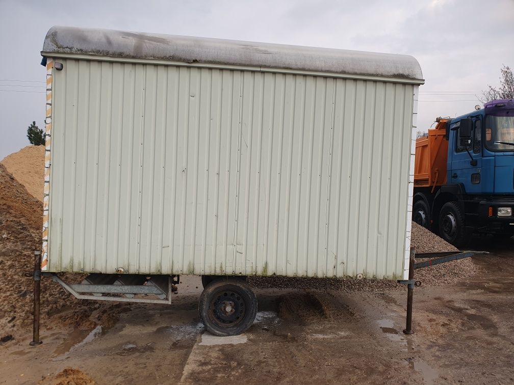 Kontener budowlany socjalny mobilny wóz drzymały barakowóz