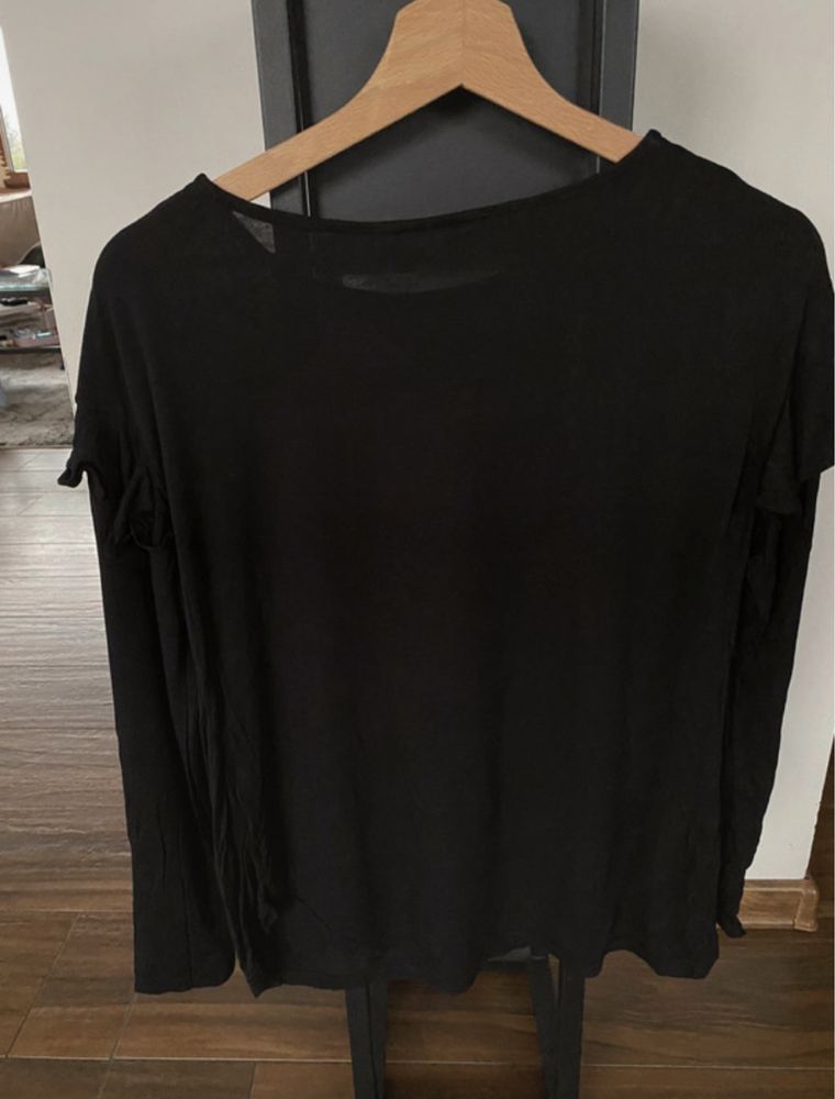 H&M koszulka bluzka M z falbanką