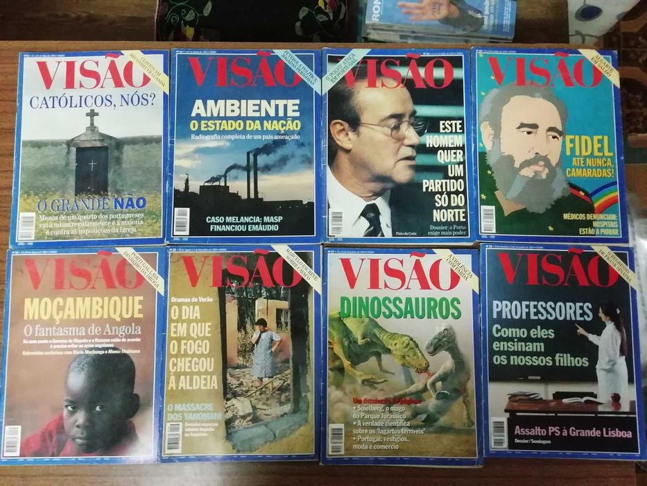 Visão - 15 revistas de 1993 e 1994