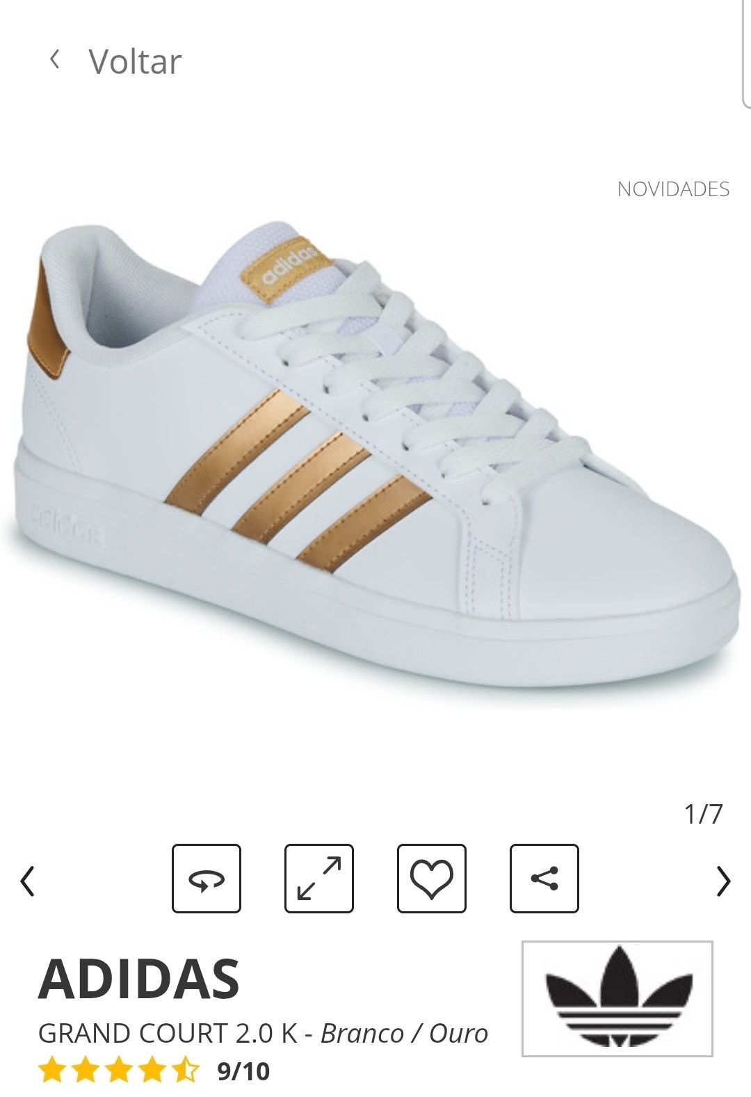 Adidas grand court novas