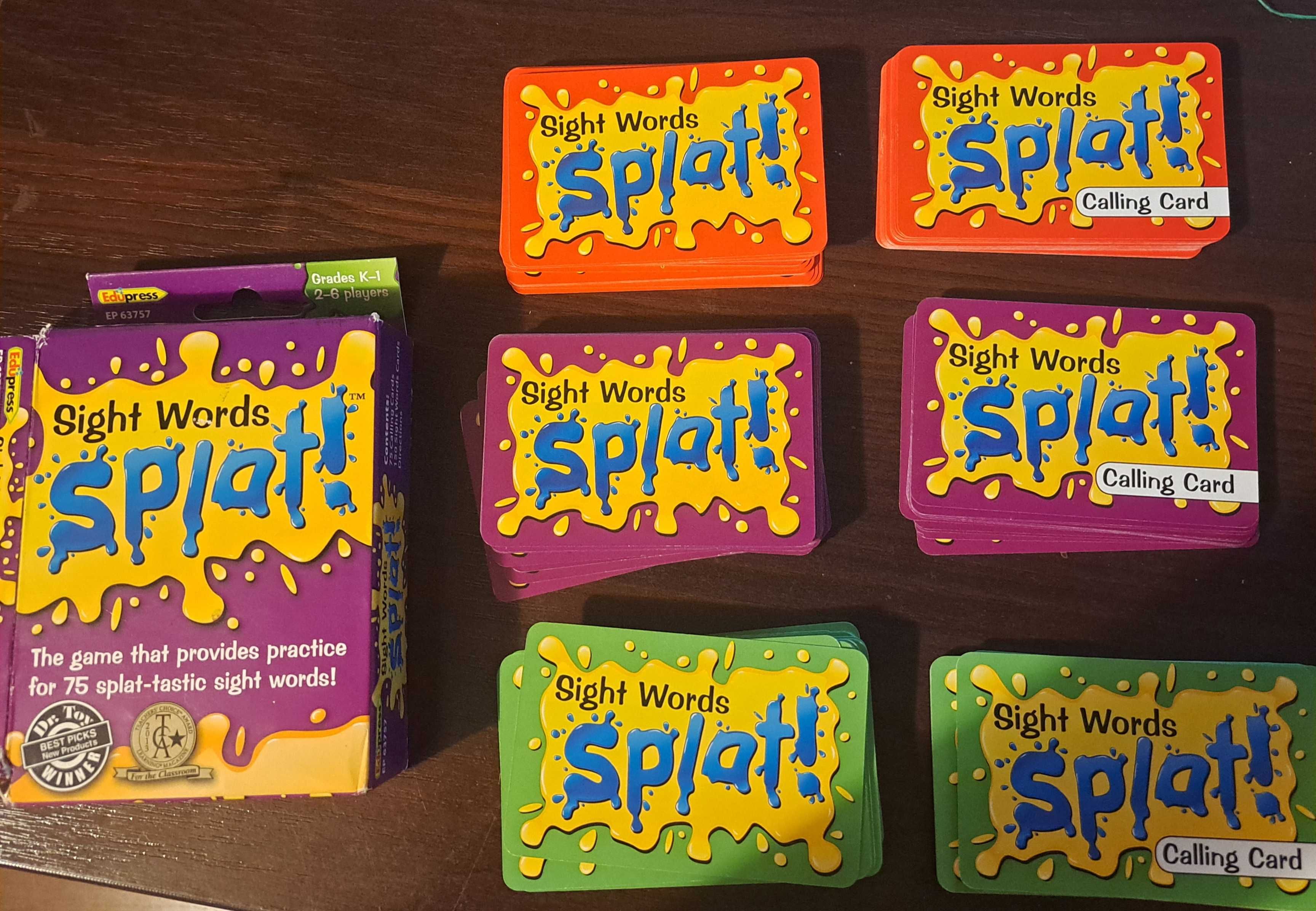 Sight words SPLAT GR K-1