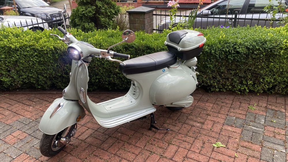 Skuter elektryczny retro classic vespa prad nowy elektryk motorower