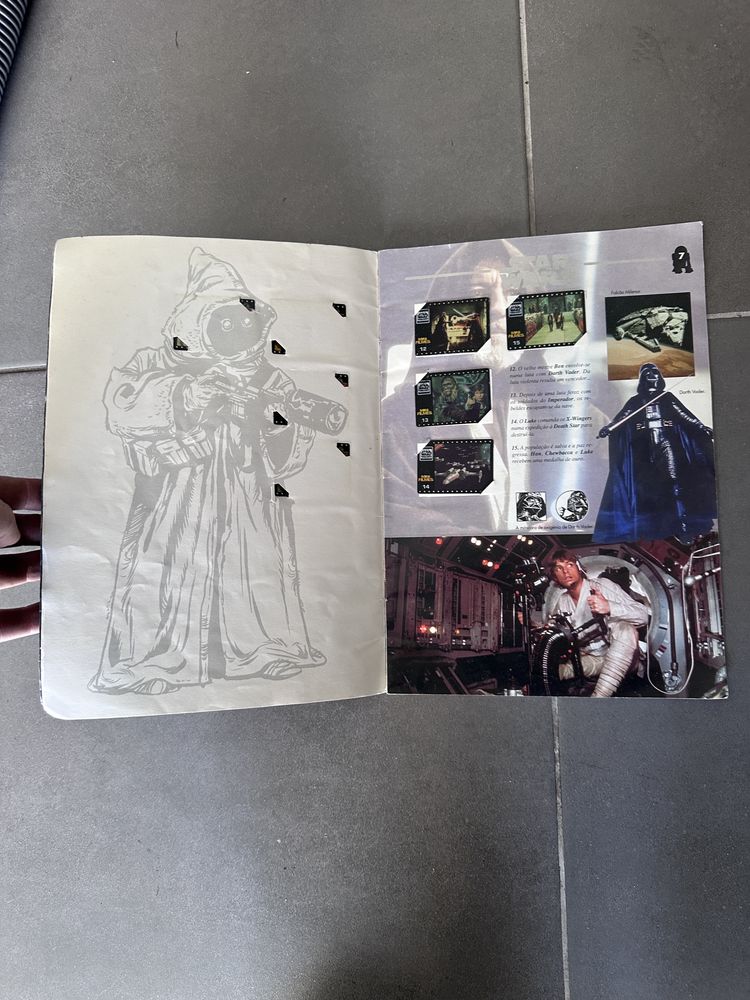 Álbum completo Star Wars Trilogia – Edição Especial Matutano