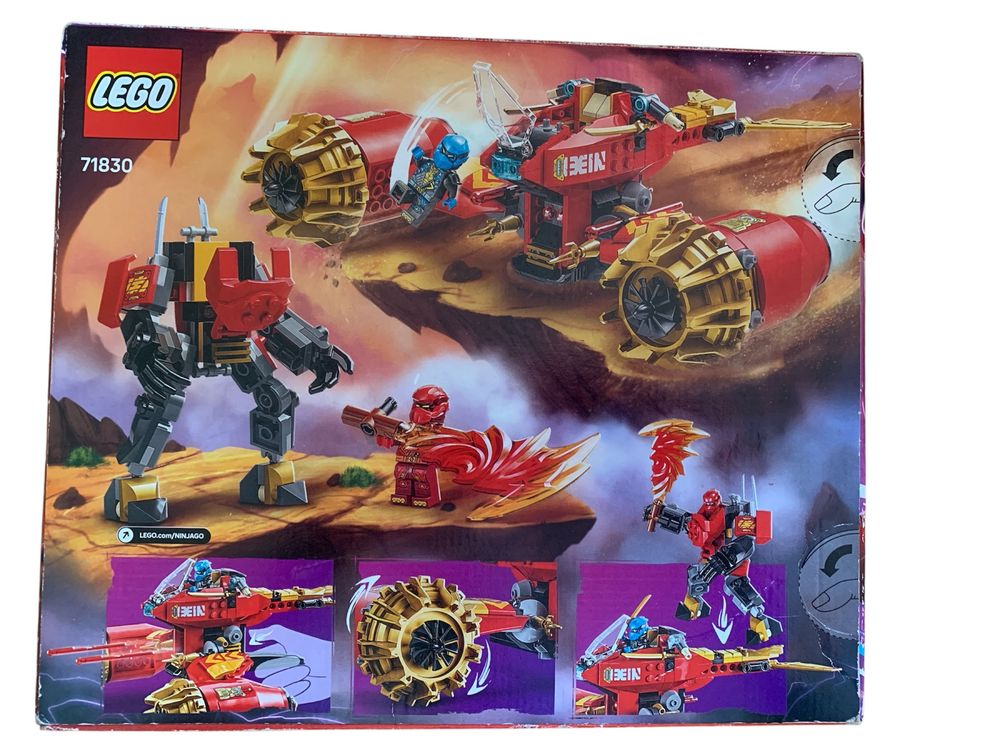 Klocki Lego Ninjago 71830 Burzowy jeździec-mech Kaia