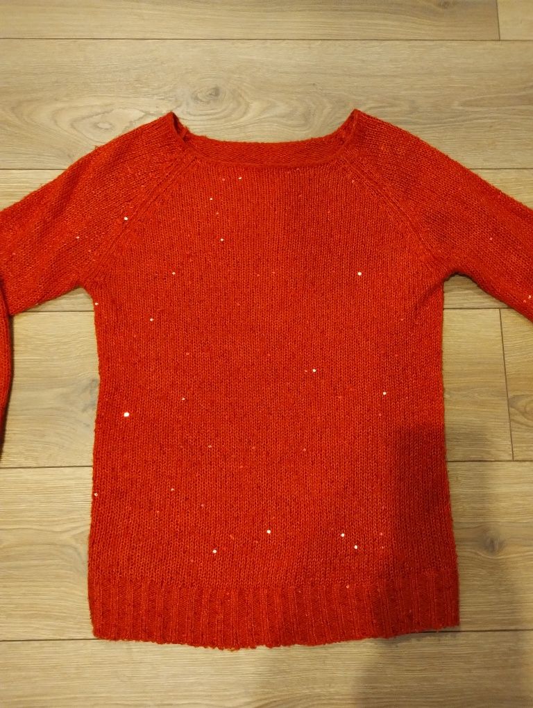 Czerwony / malinowy sweter