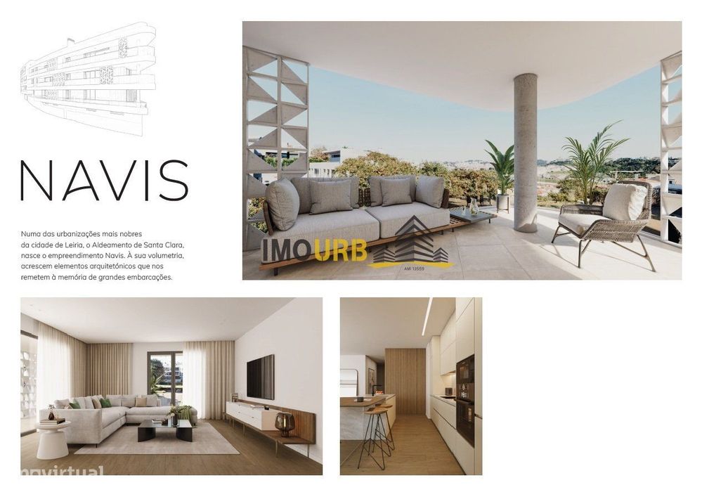 Apartamento T3 em Santa Clara – Leiria