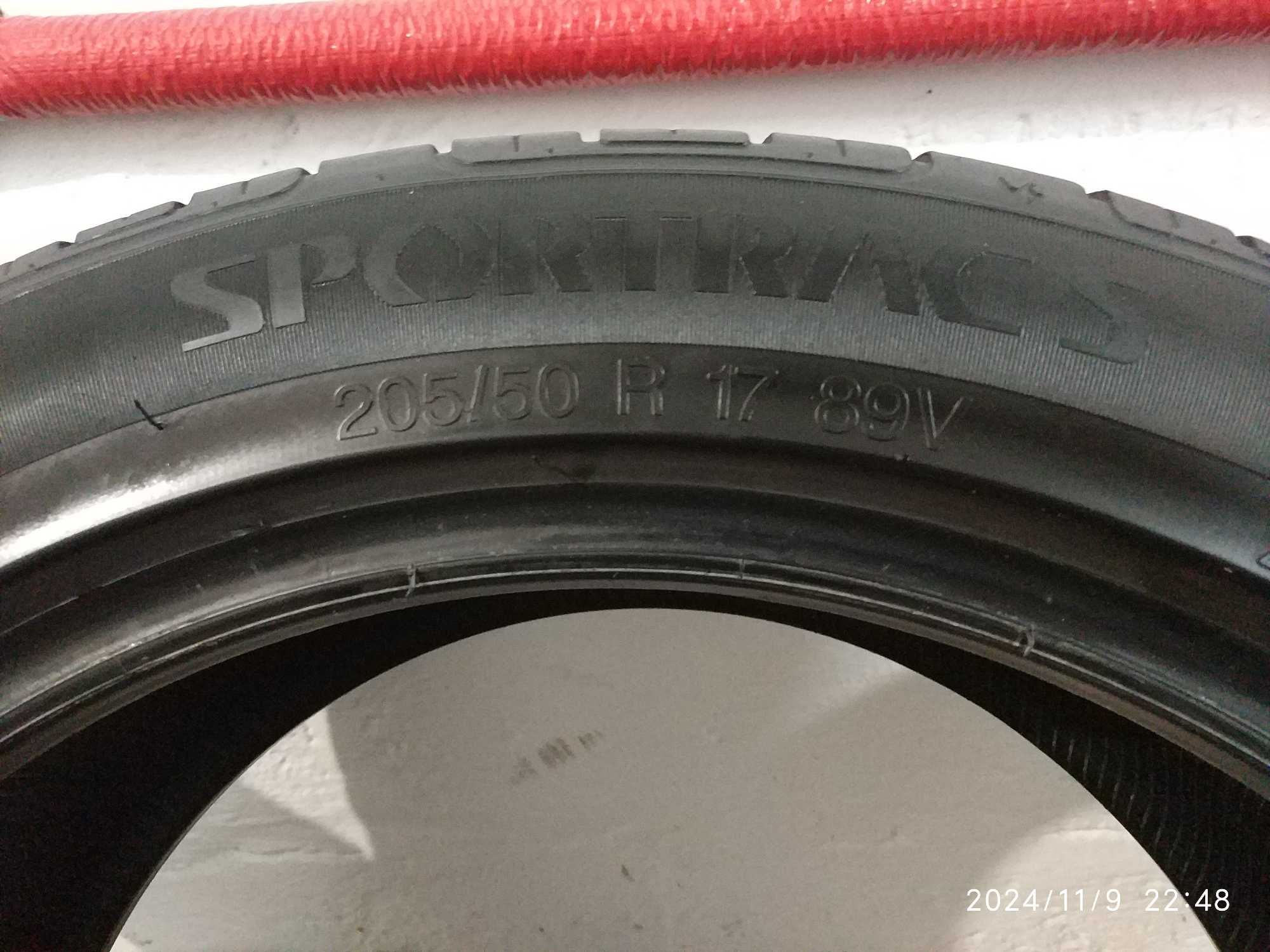 4 x opony vredestein sportrac 5 205/50 r17