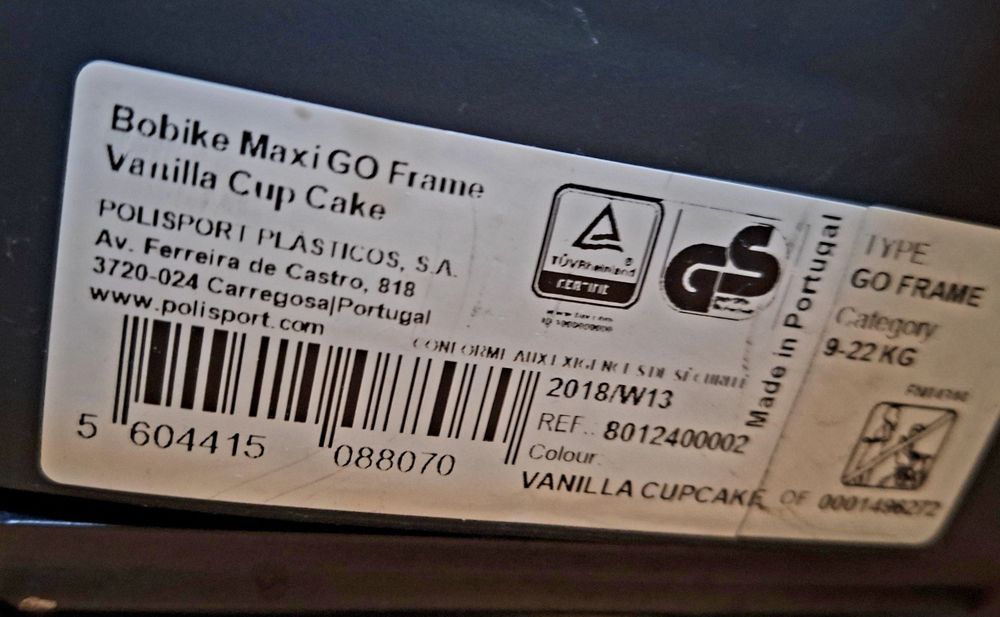 Fotelik rowerowy bobike Go Maxi - na ramę