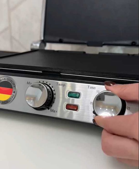 Німецький багатофункціональний пресс гриль вафельниця 3 в 1 Zepline