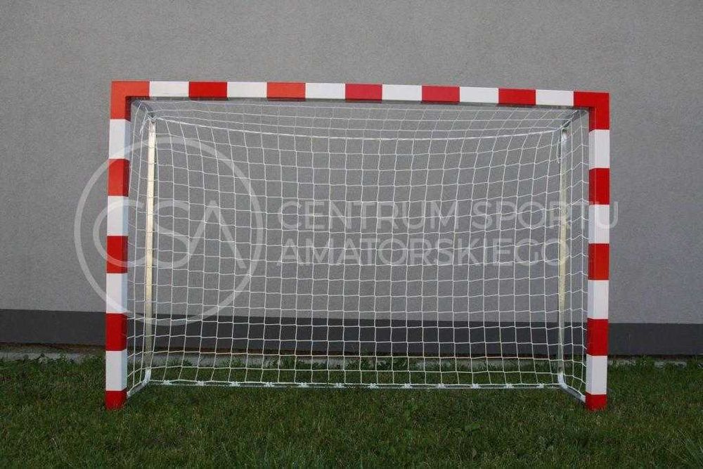 Bramka do piłki nożnej aluminiowa 3x1,55 m KWADRAT TYP2 PRO