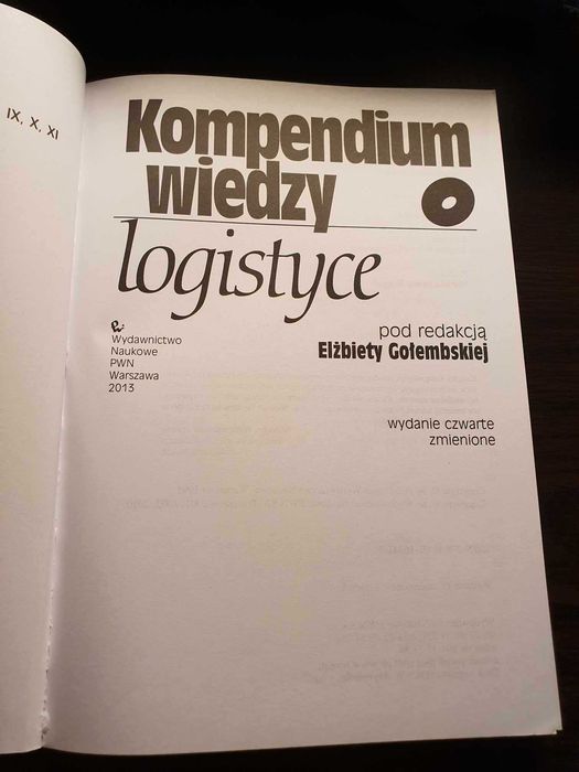 Kompendium wiedzy o logistyce