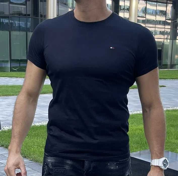 Koszulka Męska Tommy Hilfiger S M L XL DOSTĘPNA BIAŁA I CZARNA Prezent