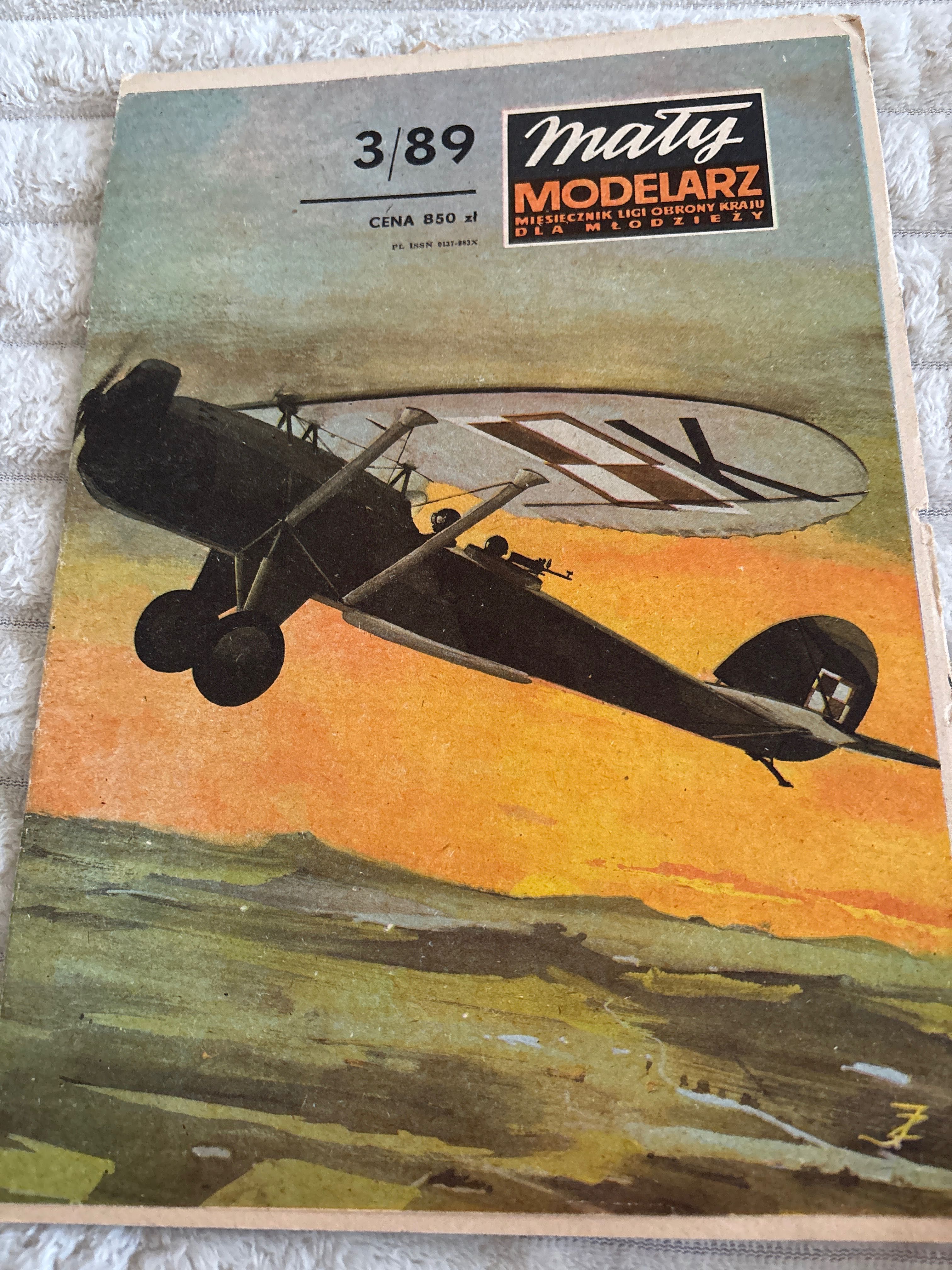 Mały Modelarz samolot Lublin numer 3/89