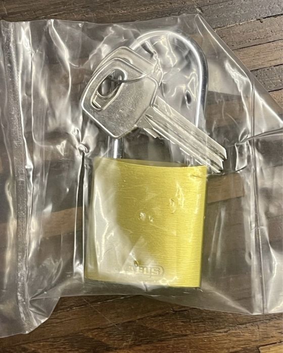 ABUS 72/40 Kłódka aluminiowa żółta anoda lekka bezpieczna