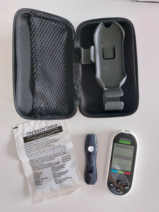 Máquina medidor de glicemia