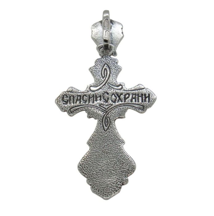 Хрестик срібний 925 проба чоловічий