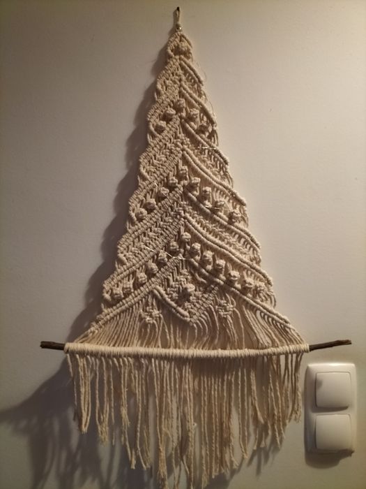 Árvore de Natal macramê