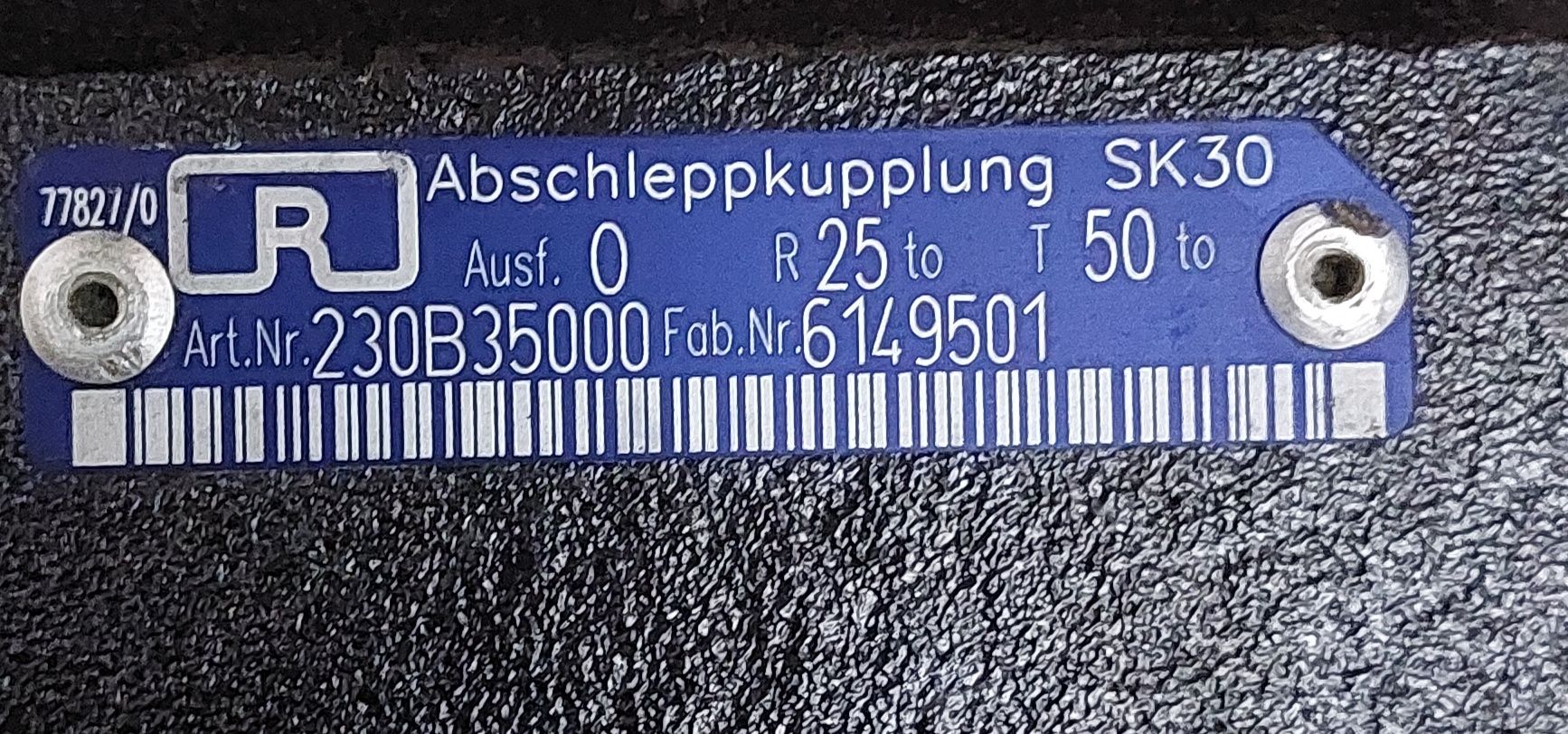 Encaixe para reboque pesados