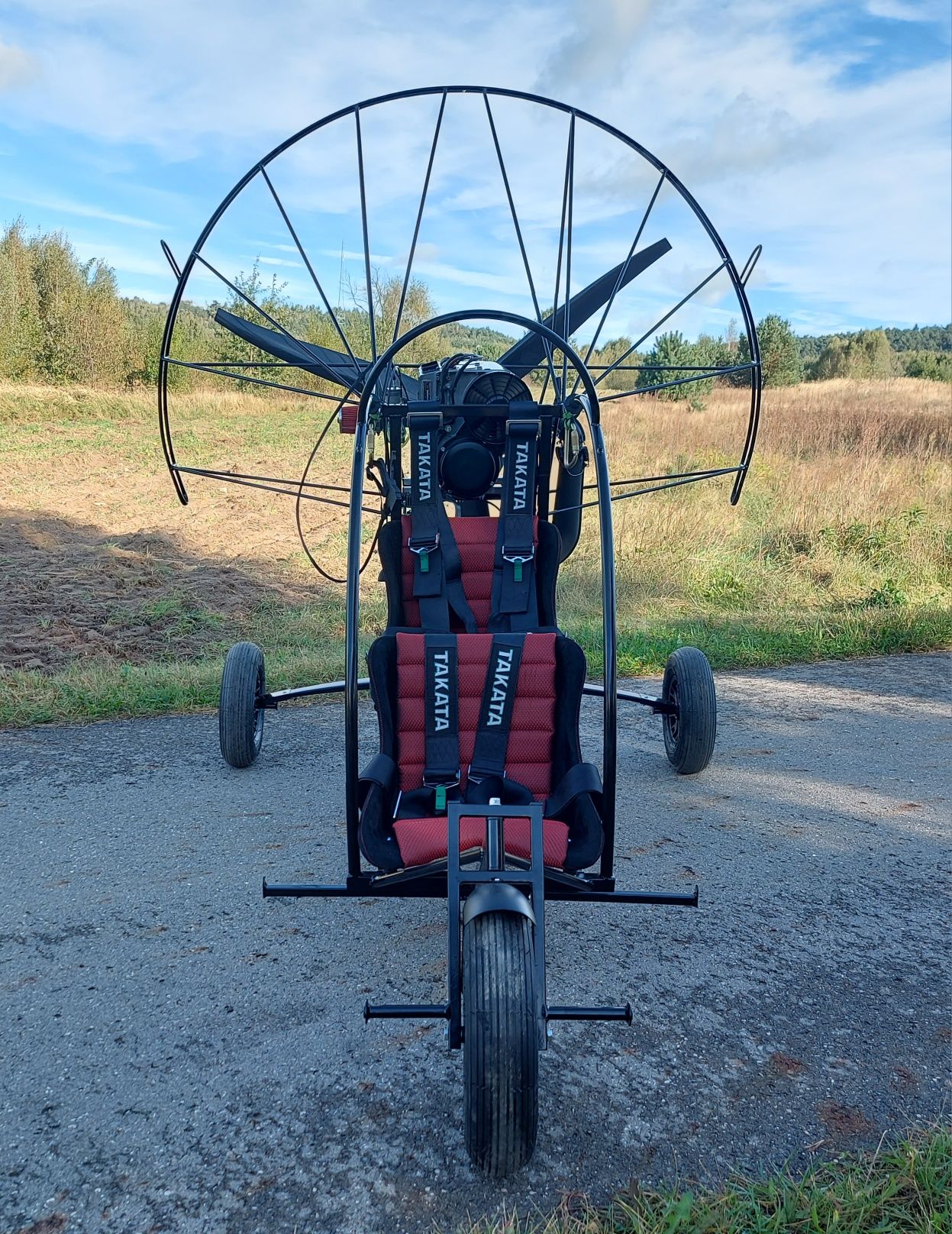 Trajka tandem paralotnia Rotax