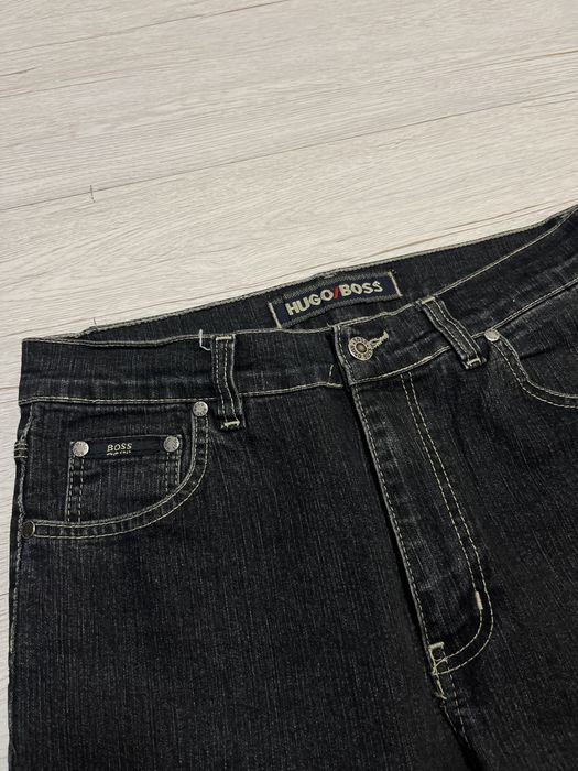 Чоловічі чорні класичні джинси Hugo Boss vintage
