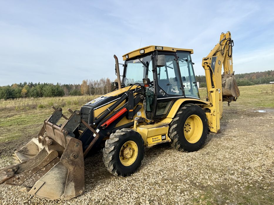 Cat 428koparko ładowarka caterpillar 428