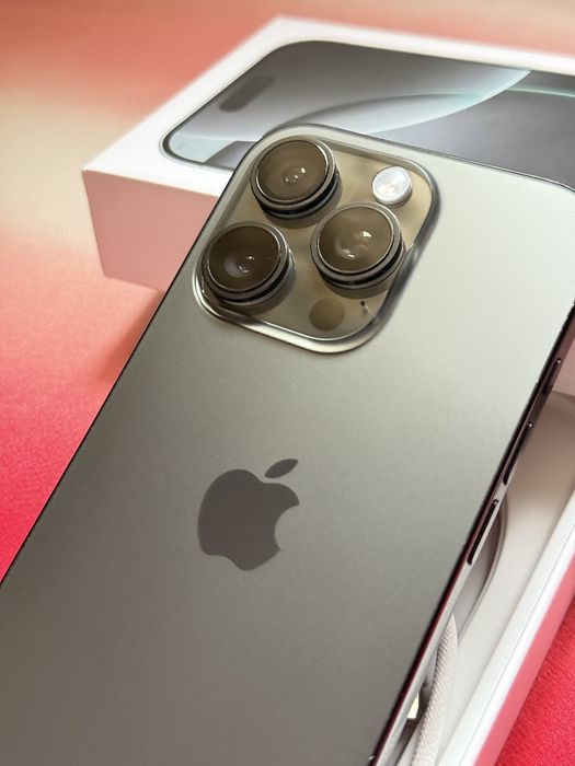 Iphone 16 pro black titanium 128gb