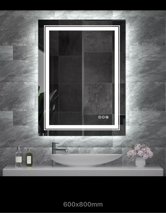 Espelho led de casa de banho