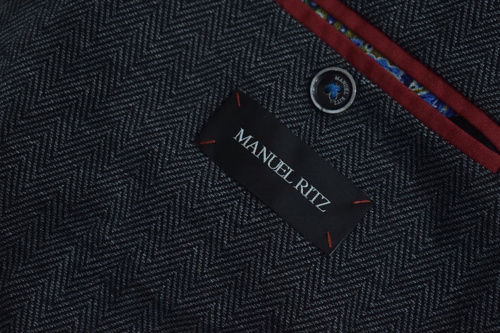 Manuel Ritz Marynarka Bez Podszewki Blazer Slim Fit 52