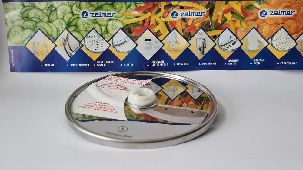 Tarcza  robot zelmer fenomen talent plastry duże i małe szatkowanie