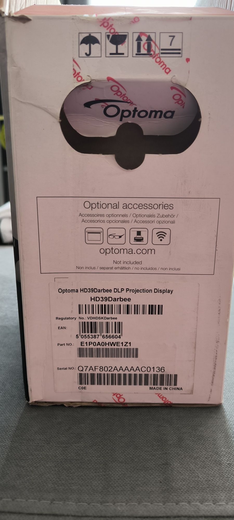Rzutnik Optoma HD39 Darbee stan idealny