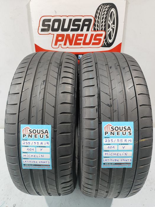 2 pneussemi novos 235-55R19 Michelin - Oferta dos Portes