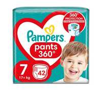 Pampers 7 / 17+кг/Підгузники трусики. Памперсы