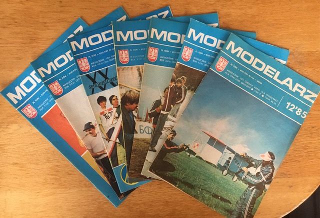 Modelarz - czasopismo - rocznik 1985