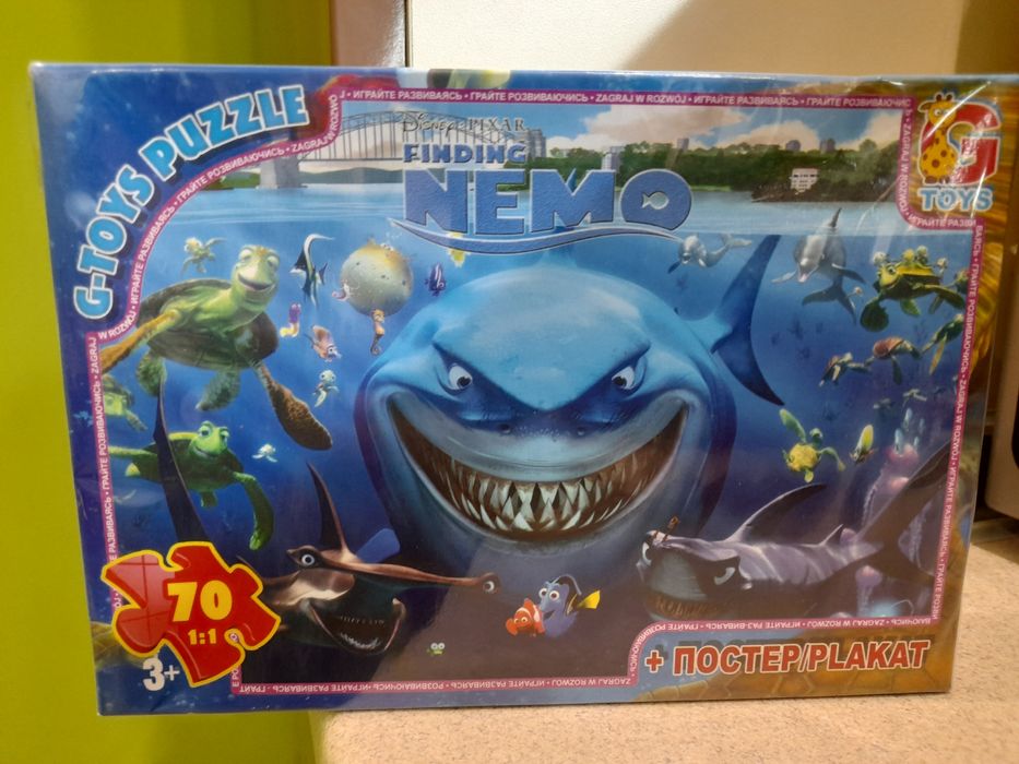 Пазли "Літачки" і У пошуках Немо" 70 елементів