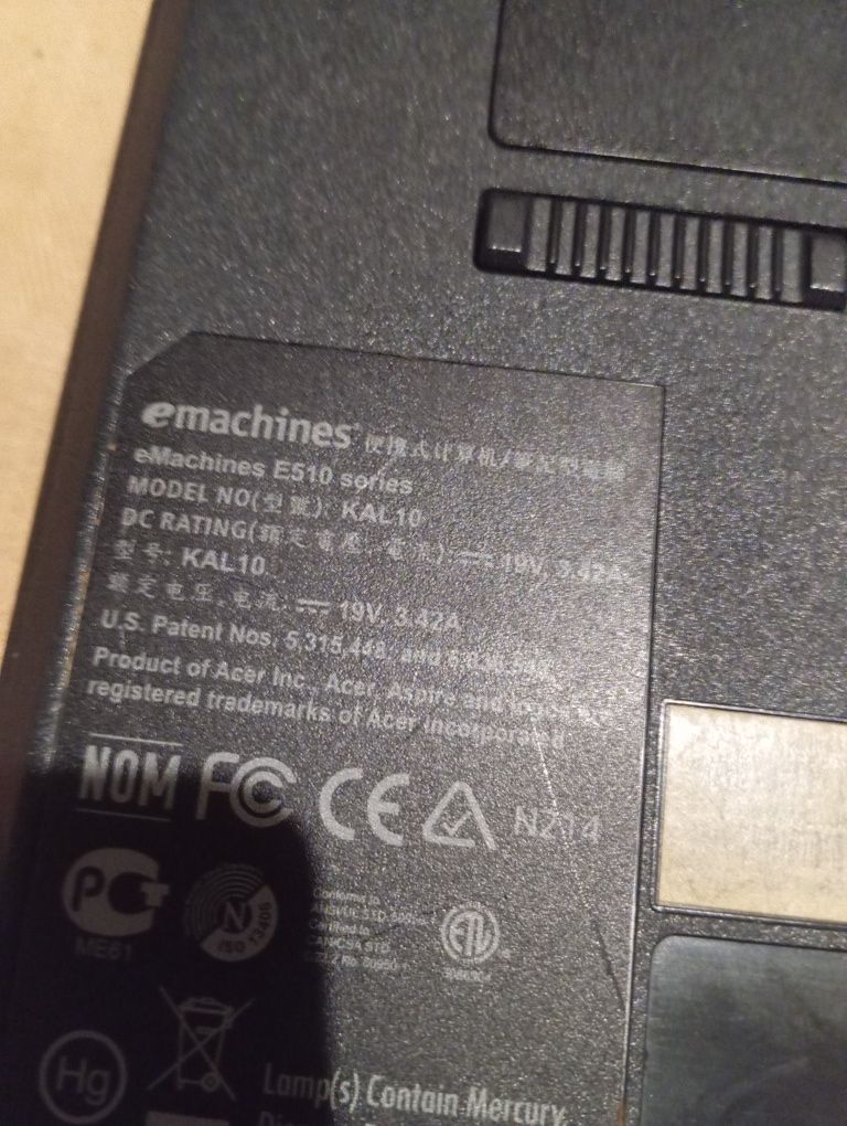 Laptop emachines E510