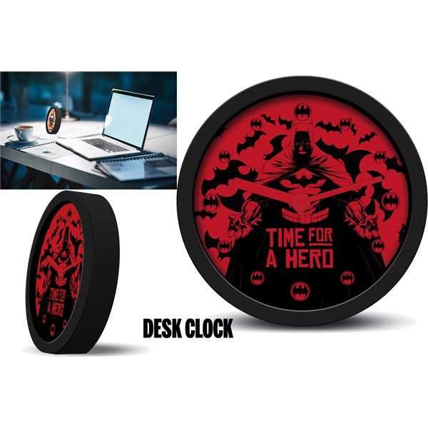 Zegar Na Biurko BATMAN 12CM TIME FOR A HERO Clock Nowy Poznań