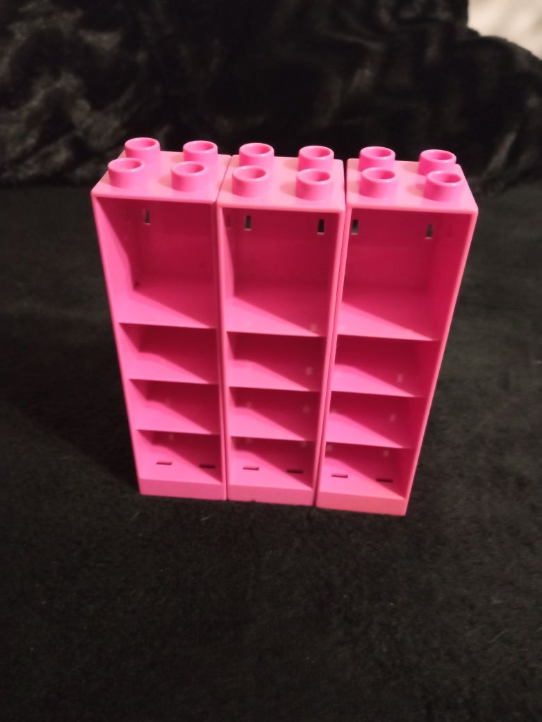 Lego Duplo szafka, regał 3 sztuki
