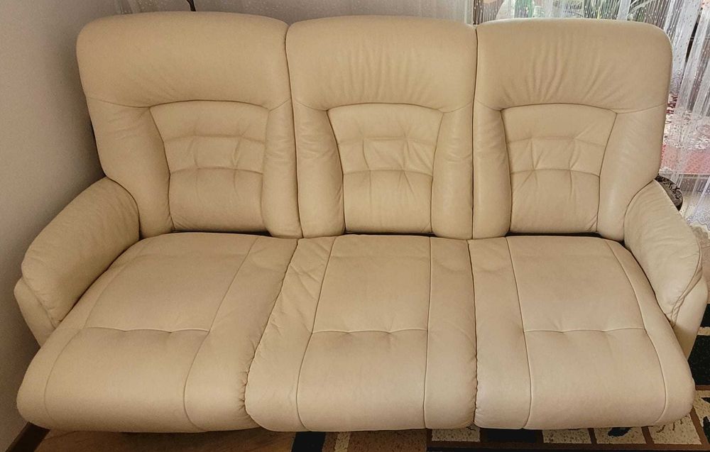 Sofa piękna skóra jak nowa