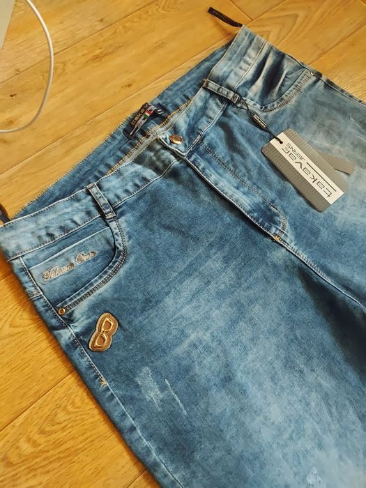 Супербаталы !модные джинсы Sassofono Takavar c вышивкой. 58-66