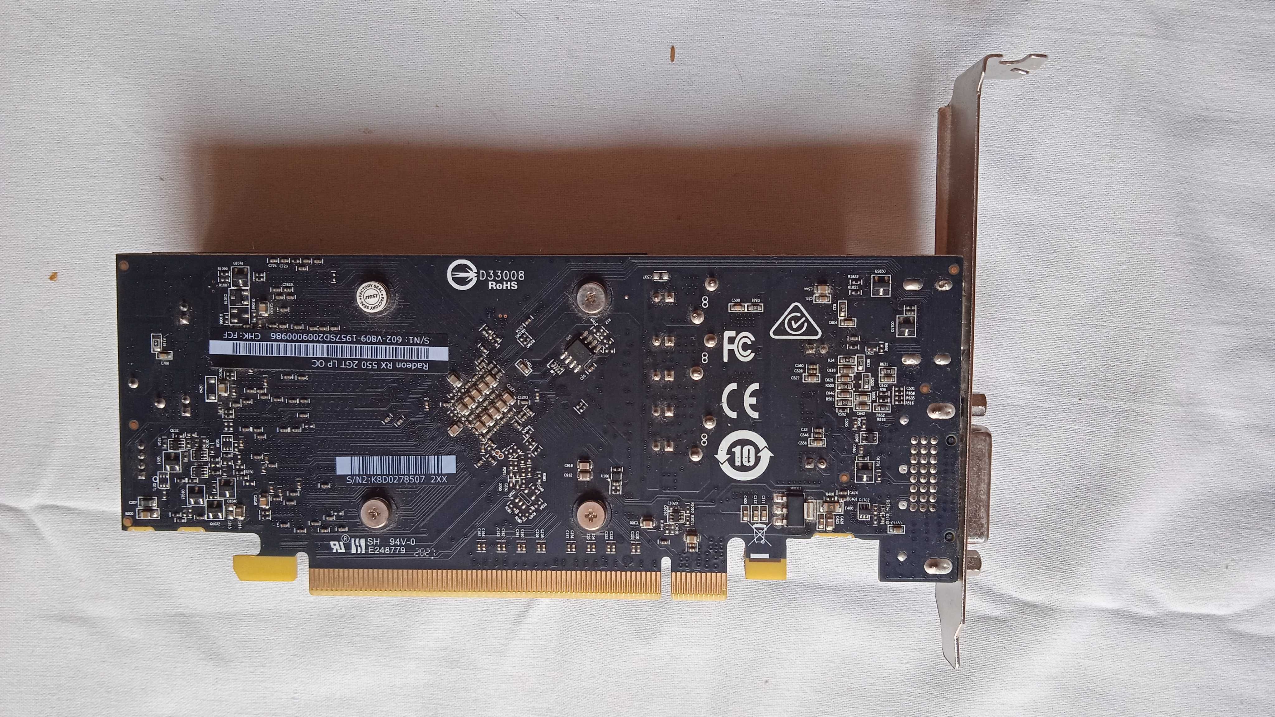 Видеокарта Radeon RX 550 2GT LP OC