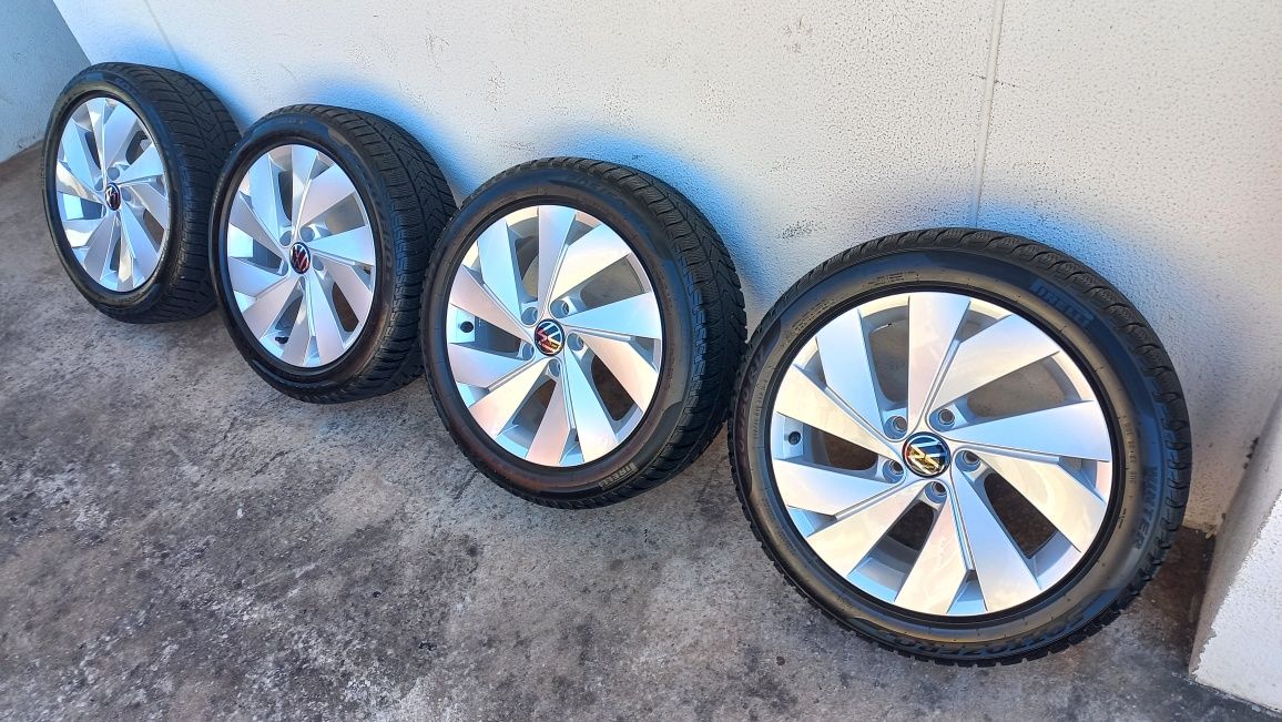 Jantes Volkswagen Golf 9 Pneus Pirelli Novos