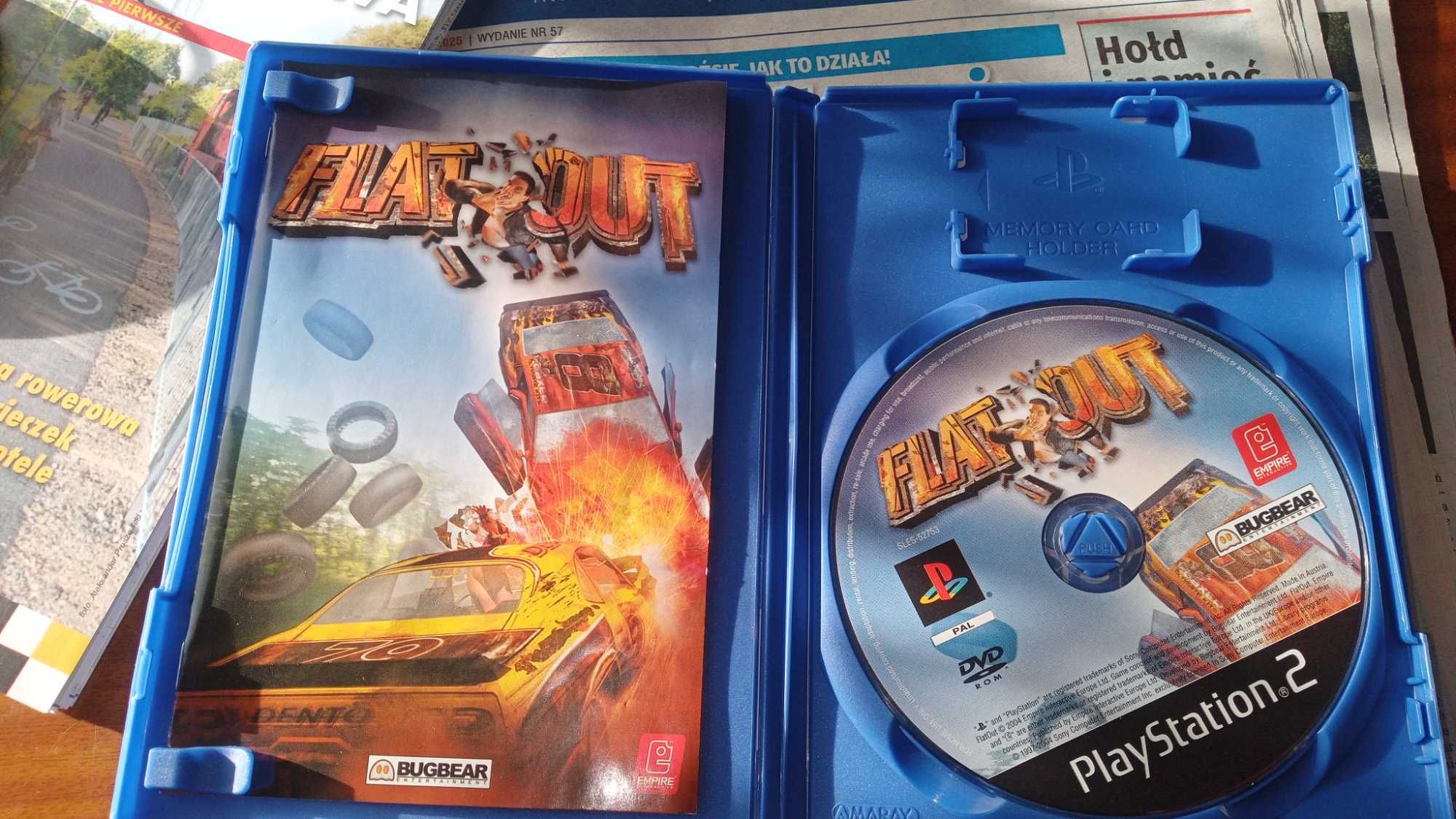 + Flatout + gra na PS2, unikat flat out, kompletna