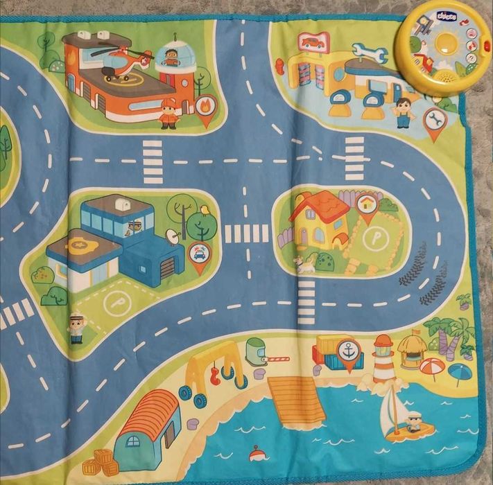 Килимок розвиваючий музичний Chicco Місто