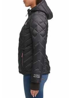 Куртка Tommy Hilfiger Packable Hooded жіноча чорна 1506135-09