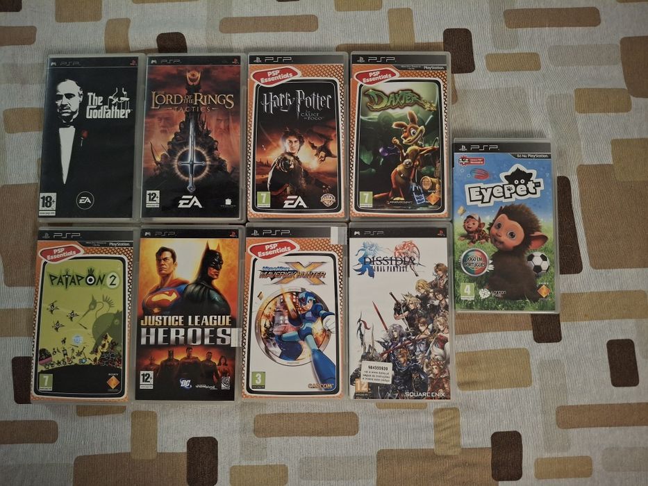 Jogos PSP em bom estado