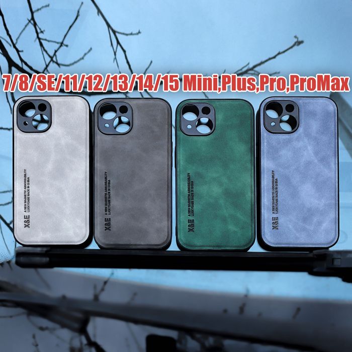 Замшевий чохол на iPhone 13 та інші 14·15–Чехол для айфон–Cases