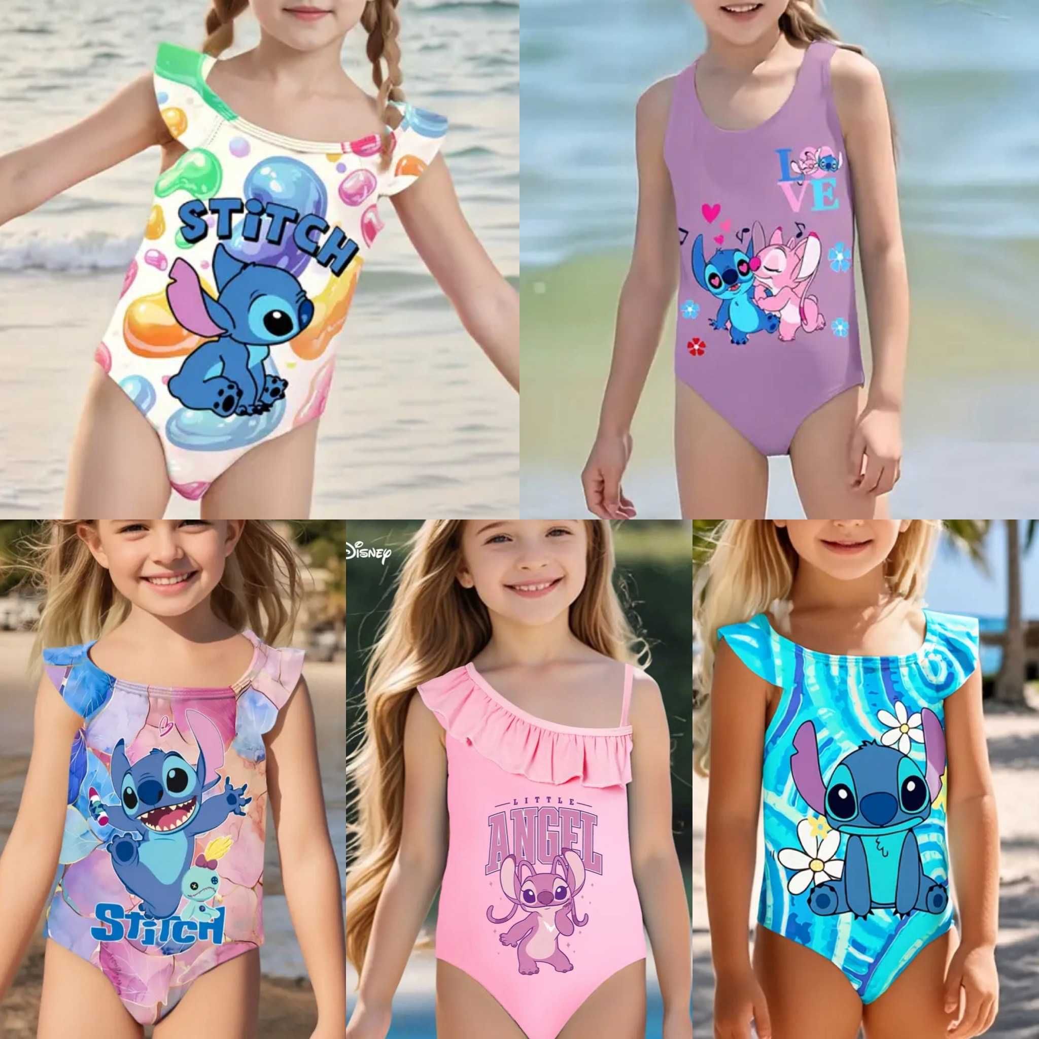 Купальники цільні  stitch в асортименті  від 5 до 10 років